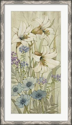 Framed Lily Chinoiserie II Print