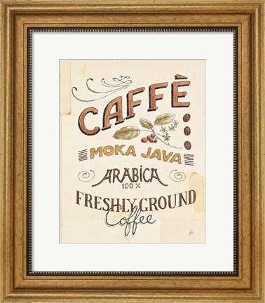 Framed Authentic Coffee VII Print