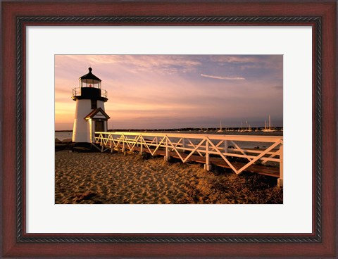 Framed Massachusetts, Nantucket Island, Brant Point Print