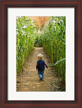 Framed Moulton Farm, Meredith, New Hampshire Print