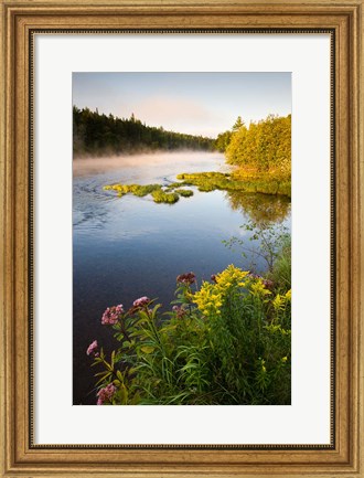 Framed Androscoggin River, Errol, New Hampshire Print