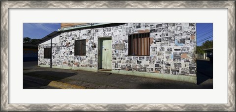 Framed Facade of a Building, Canton of Carrillo, Guanacaste, Costa Rica Print