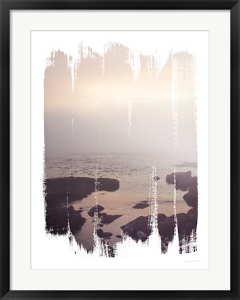 Framed Painted Seaside II Print