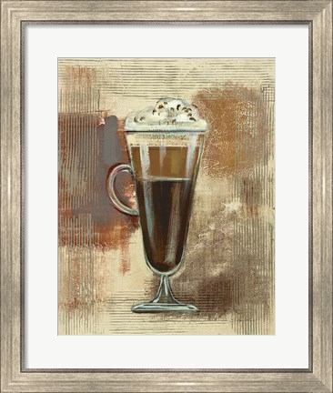 Framed Cafe Classico I Neutral Print