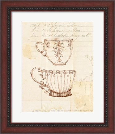 Framed Authentic Coffee IV Print