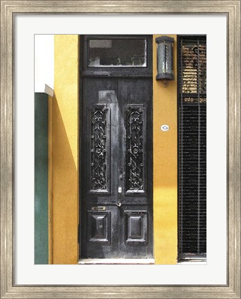 Framed Doors Abroad II Print