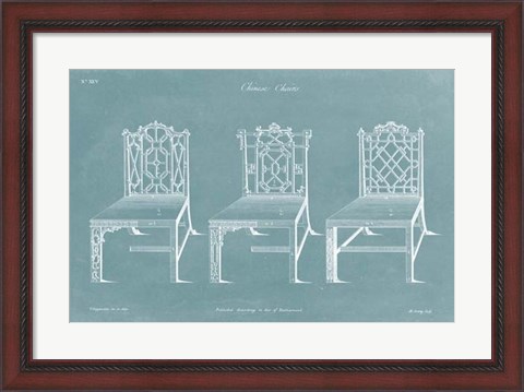 Framed Design for a Chair I Print