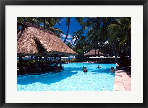 Framed Sheraton Royal Denarau Resort, Denarau Island, Fiji Print