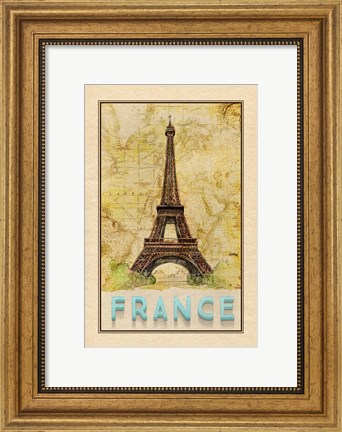 Framed Travel France Print