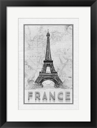 Framed Travel France Print