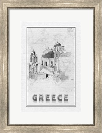 Framed Travel Greece Print