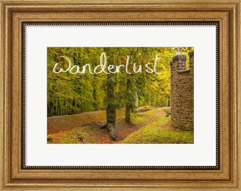 Framed Saalburg Castle Wall Print