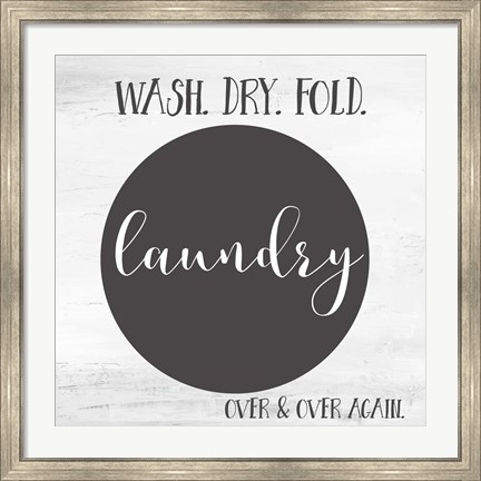 Framed Laundry Print