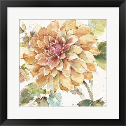 Framed Country Bloom V Print