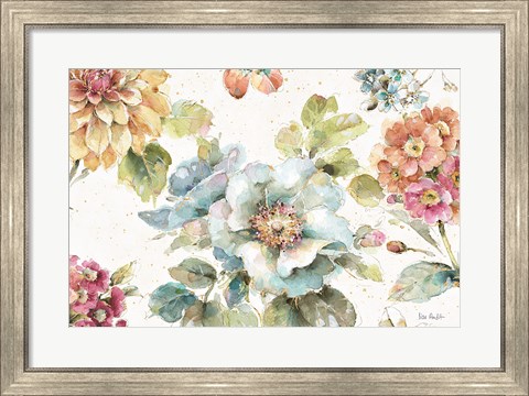 Framed Country Bloom I Print