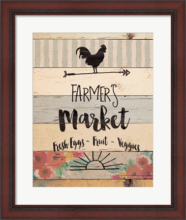 Framed Farmer&#39;s Market Print