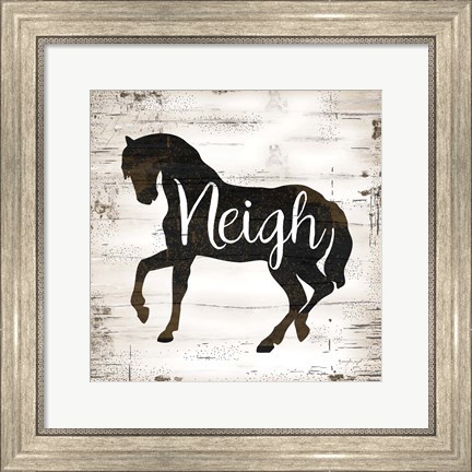 Framed Farmhouse Horse Print