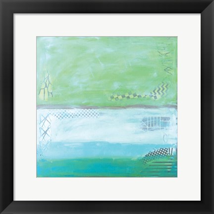 Framed Sea Glass VI Print