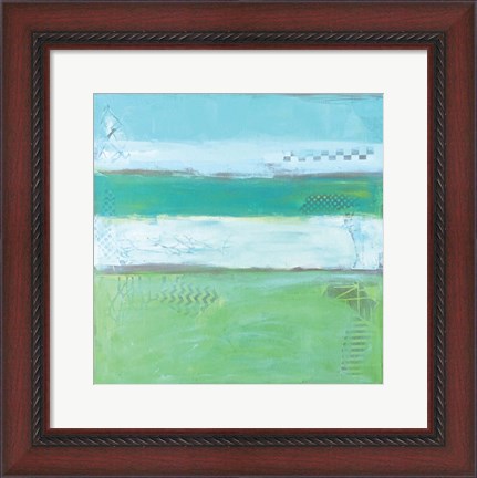 Framed Sea Glass IV Print