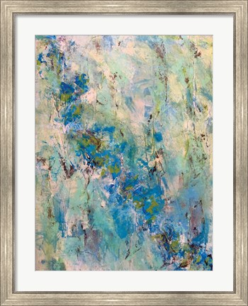 Framed Blue Passages Print