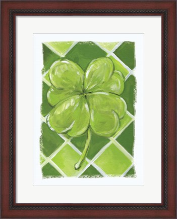 Framed Lucky Clover Print