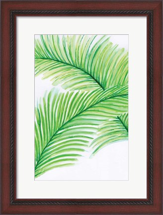 Framed Palm Leaves Print