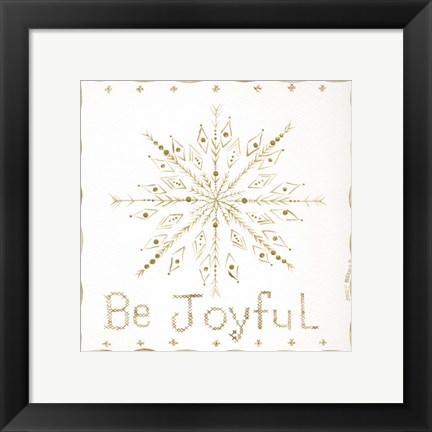 Framed Be Joyful Print