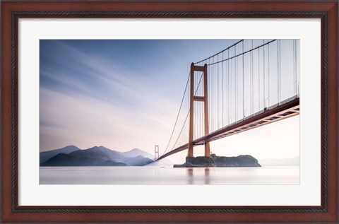 Framed Xihou Bridge &amp; Moon Bay Print