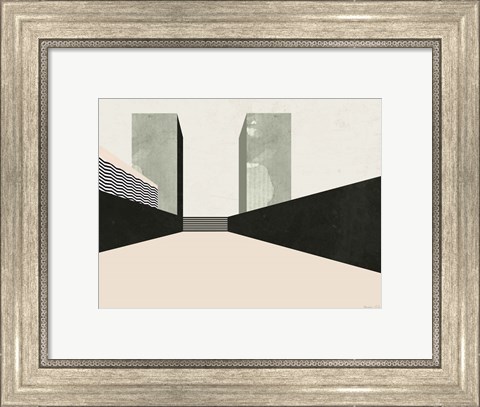 Framed Graphic New York III Print