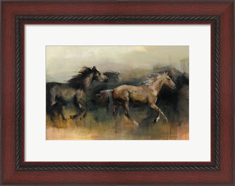 Framed Roaming the West Print