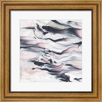 Framed Marbling V Print