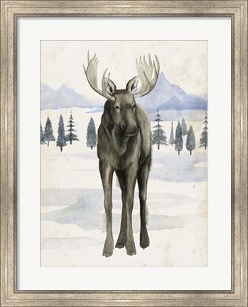 Framed Alaskan Wilderness I Print