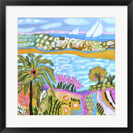 Framed Palm Retreat Print