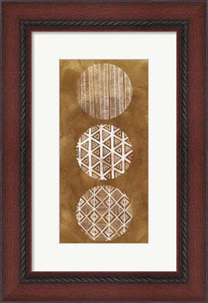 Framed Tribal Pattern I Print