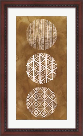 Framed Tribal Pattern I Print