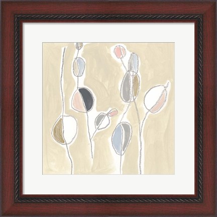 Framed String Garden I Print