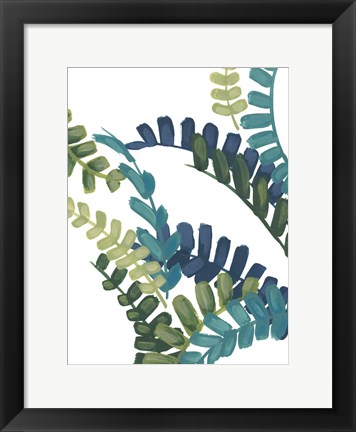 Framed Tropical Thicket II Print