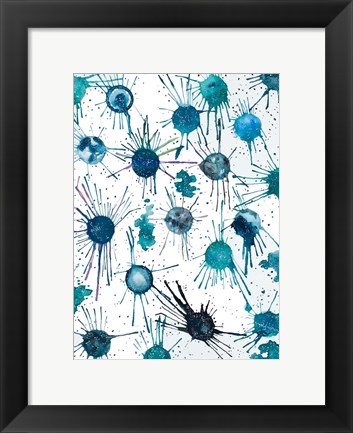 Framed Splattered Moons Print