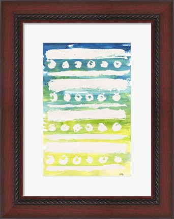 Framed Watercolor Pattern IV Print