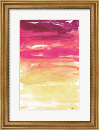 Framed Watercolor Paper I Print