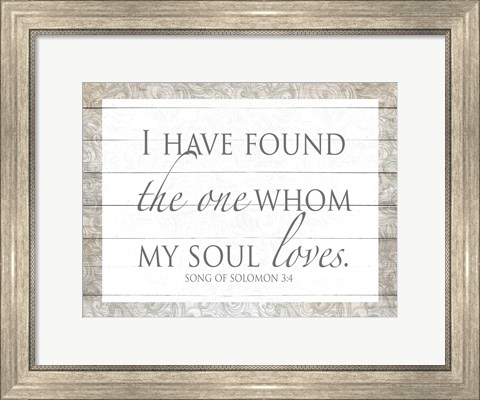 Framed Song of Solomon Print