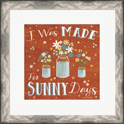 Framed Summer Sunshine VII Print