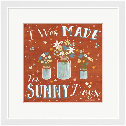 Framed Summer Sunshine VII Print