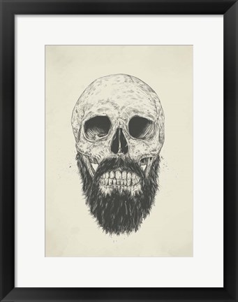 Framed Beard Is Not Dead Print