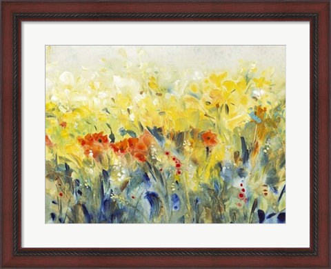 Framed Flowers Sway II Print