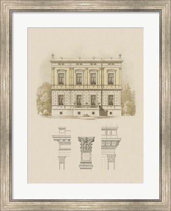 Framed Estate and Plan IV Print