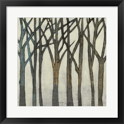 Framed Birch Line II Print