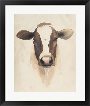 Framed Watercolor Animal Study VII Print