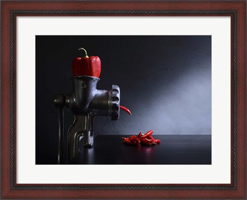 Framed Red and Hot Print