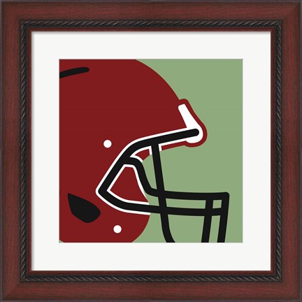 Framed Football Close-ups - Helmet Print